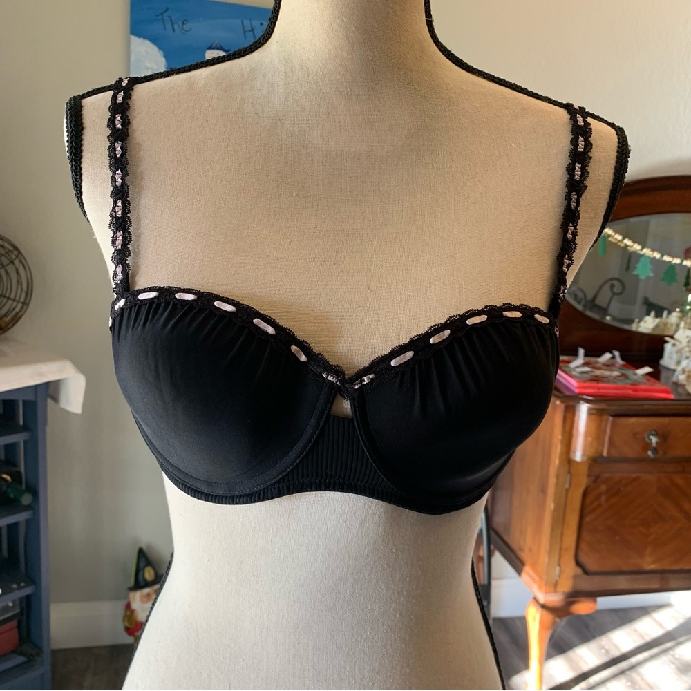 Coquette Ribbon Trim Bra ❤️
